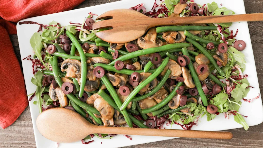 green-bean-and-mushroom-salad