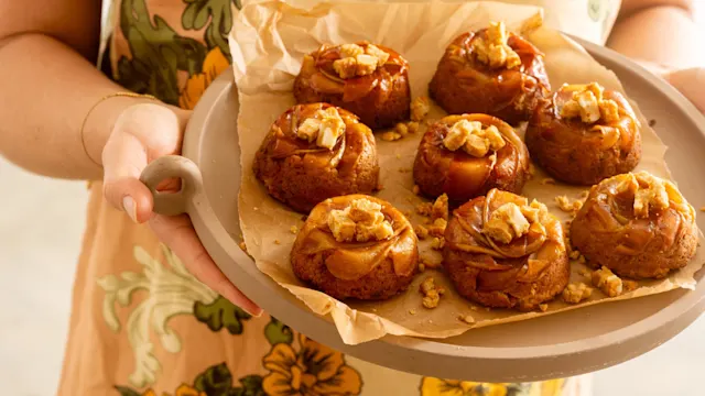 Low Carb Apple Upside Down Muffins