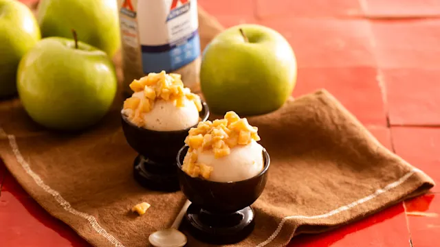 Low Carb Caramel Apple CREAMi Ice Cream