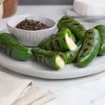 Brie Stuffed Grilled Jalapenos