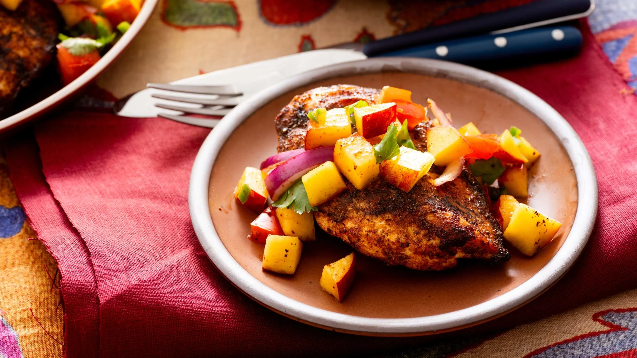 grilled-chicken-with-peach-salsa 1