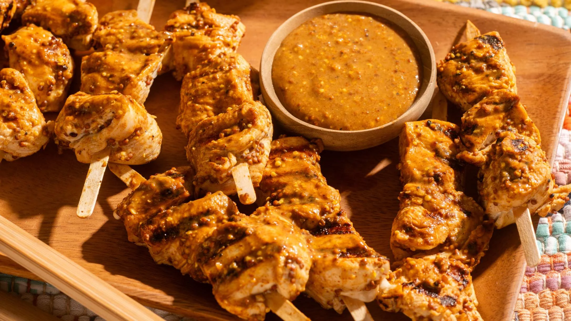 keto-double-mustard-chicken-skewers 1