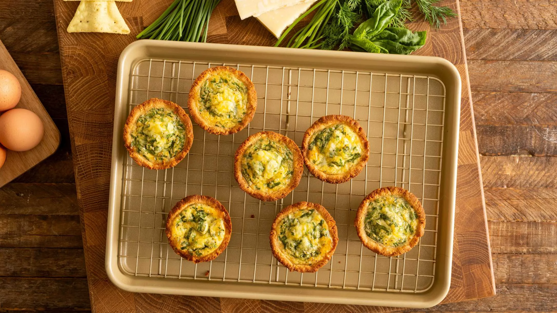 keto-fresh-herb-mini-quiches