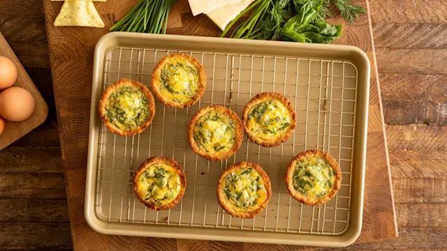 Keto Fresh Herb Mini Quiches