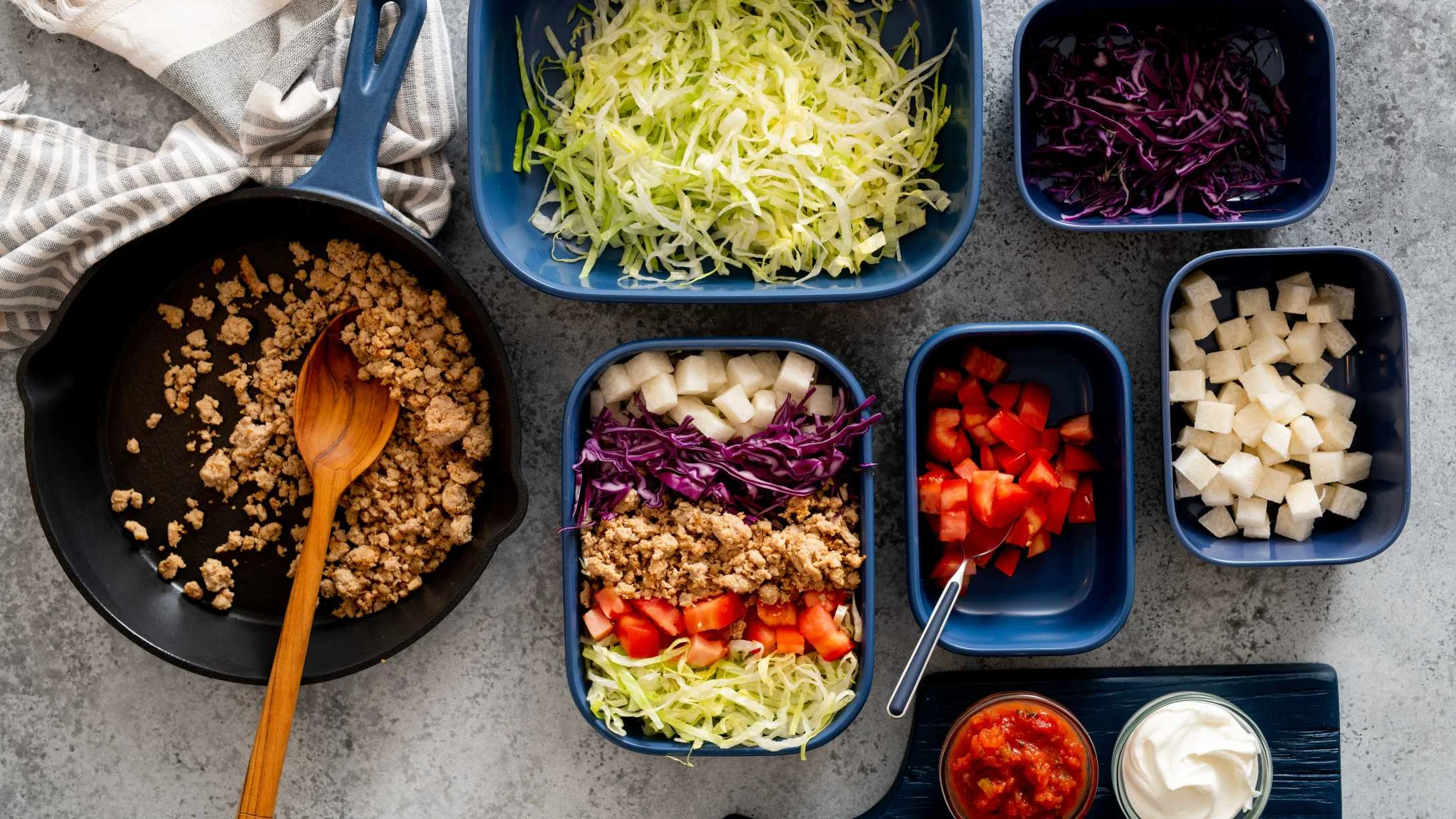 keto-turkey-taco-bowl