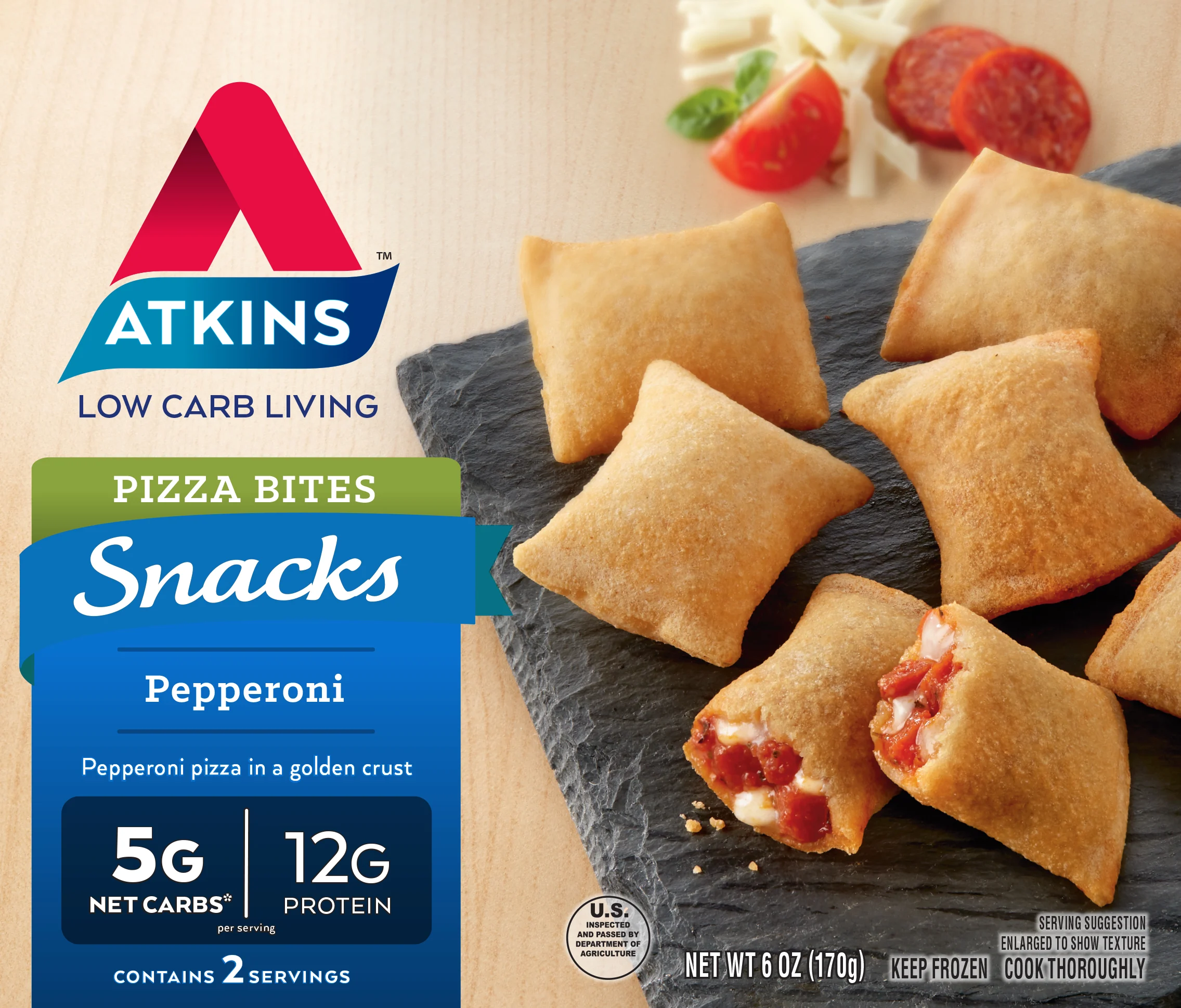 Pepperoni pizza bites