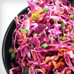 Creamy Red Cabbage Slaw